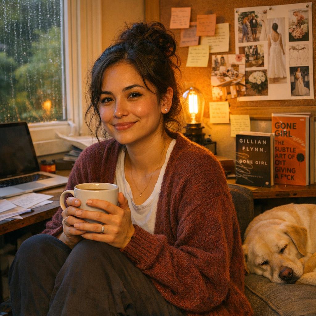 Editorial portrait representing Aurora Rosewood